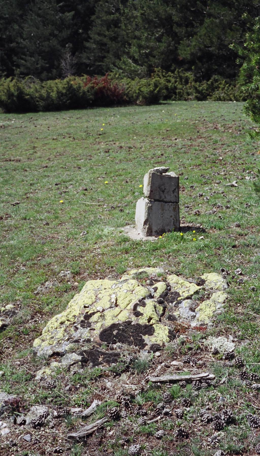 Segona creu de terme gravada a la roca entre Pi i Bellver (1294)
